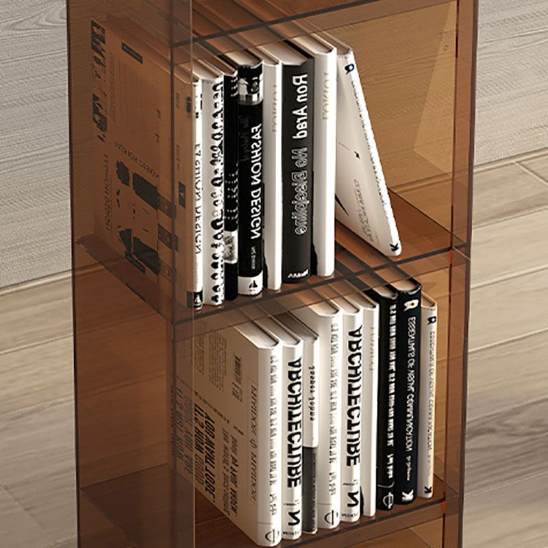 Vertical Acrylic Standard Bookshelf Closed Back Glam Bookshelf for Living Room Clearhalo 'Bookcases' 'furn' 'furn_bookcases' 'Furniture' 'furniture_bookcases' 'kitchen' 'kitchen_bookcases' 'Living Room Furniture' 'Office Furniture' 1200x1200_f1ec7c46-c70f-4eb3-a758-055540815186