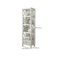 Standard Wooden Bookshelf Closed Back Contemporary Bookcase with Drawers