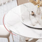 Modern Style 1/4/5/7 Pieces Furniture Round Stone Dining Set in White Clearhalo 'Dining Room Sets' 'Dining Tables & Seating' 'dining_room_set' 'furn' 'furn_dining_room_set' 'Furniture' 'Kitchen & Dining Furniture' 1200x1200_f1ed7529-0bd4-4f26-b721-e2deb627ef91