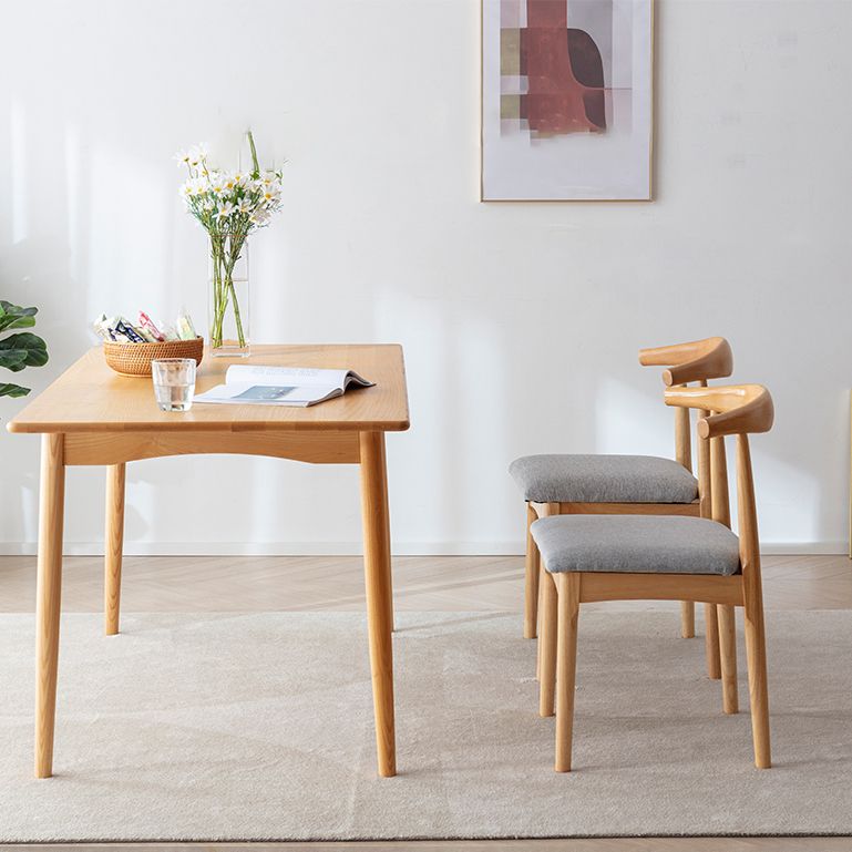 Scandinavian Home Side Chair Open Back Wood Upholstered Dining Room Chair Clearhalo ' kitchen&dining_furn' 'Dining Chairs' 'Dining Tables & Seating' 'dining_chair' 'furn' 'furn_dining_chair' 'Furniture' 'furniture_dining_chair' 'Kitchen & Dining Furniture' 'kitchen' 1200x1200_f1ee2e96-4787-41b7-86ef-c0b8910ad4ea