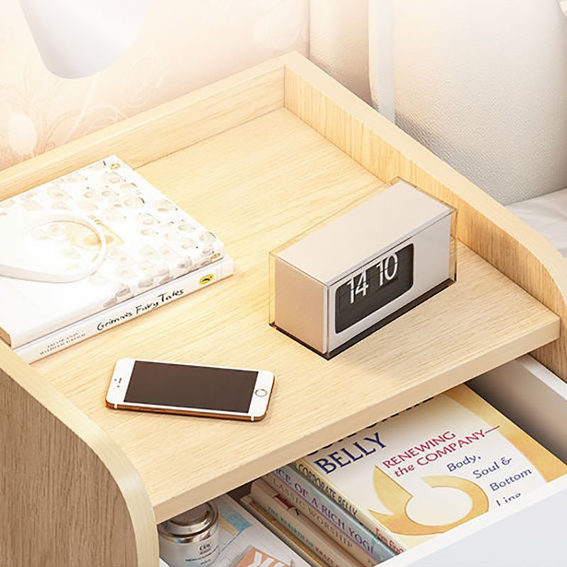 Engineered Wood Bed Nightstand Modern Accent Table Nightstand for Bedroom Clearhalo 'Bedroom Furniture' 'furn' 'furn_night_stand' 'Furniture' 'night_stand' 'Nightstands' 1200x1200_f1eea766-f2ba-4bf4-9089-9deacb69cabf