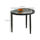 Clear Glass Top Round Coffee Table 3 Legs Cocktail Nesting Table Set Clearhalo 'Coffee & Accent Tables' 'Coffee Tables' 'coffee_tables' 'furn' 'furn_coffee_tables' 'Furniture' 'Living Room Furniture' 1200x1200_f1efa41e-4306-446a-b811-542b03da323c