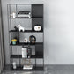 Glam Open Back Standard Bookshelf Metal Shelves Included Bookcase