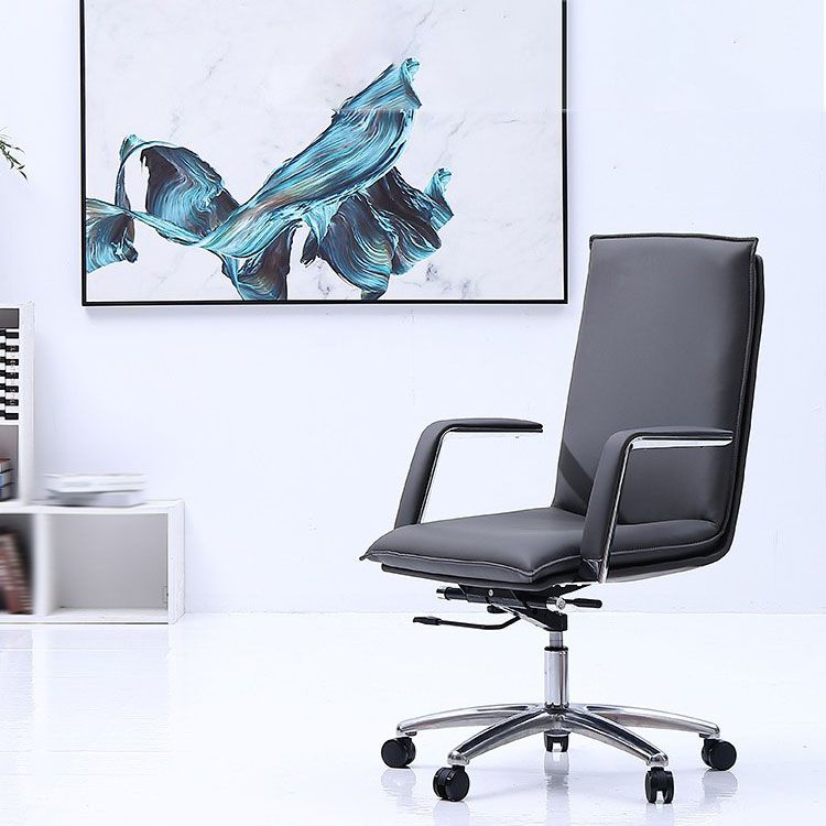 Moderne stijl Swivel Executive Chair lederen tilt mechanisme bure stoel