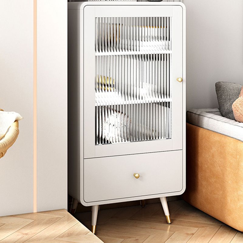 46.45'"Tall 1- Door Wooden Cabinet, Rectangle Accent Cabinet with Drawer Clearhalo 'Cabinets & Chests' 'cabinets_chests' 'furn' 'furn_cabinets_chests' 'Furniture' 'Living Room Furniture' 1200x1200_f1f2af8c-2eba-4067-8890-09f816288e58