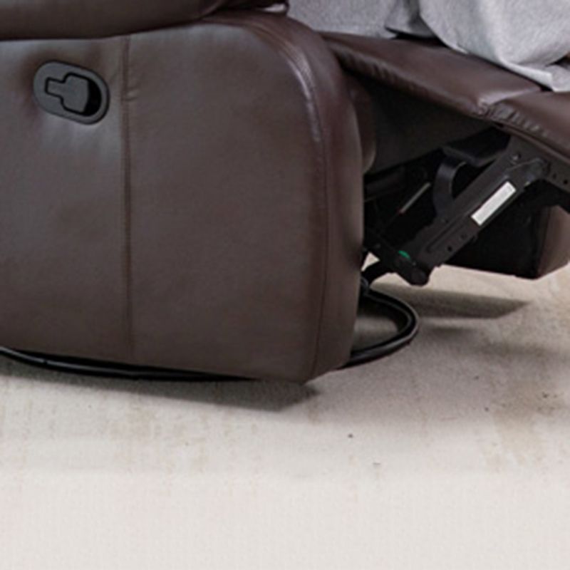 Sedia reclinabile contemporanea con telaio in metallo lumbar reclinabile