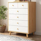 Modern Rectangle Storage Cabinet with Drawer Wooden Accent Cabinet