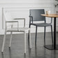 Scandinavian Plastic Dining Arm Side Chairs Solid Back Chair Clearhalo 'Dining Chairs' 'Dining Tables & Seating' 'dining_chair' 'furn' 'furn_dining_chair' 'Furniture' 'furniture_dining_chair' 'Kitchen & Dining Furniture' 1200x1200_f1f73bec-0322-4700-b239-c0f3d1d9c1e2