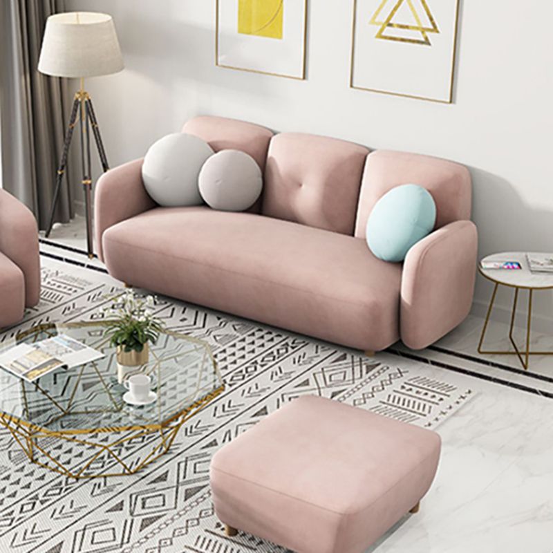 Modern Macaroon 3/4 Seater Sofa Square Arm Standard Cushions Sofa Clearhalo 'furn' 'furn_sofas' 'Furniture' 'furniture_sofas' 'kitchen' 'kitchen_sofas' 'Living Room Furniture' 'Sofa' 'sofas' 1200x1200_f1f82c33-925c-49cd-a9d7-5ca980f10085