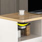 Table à manger de bar de style moderne Table de bar en bois rectangulaire pour la cuisine