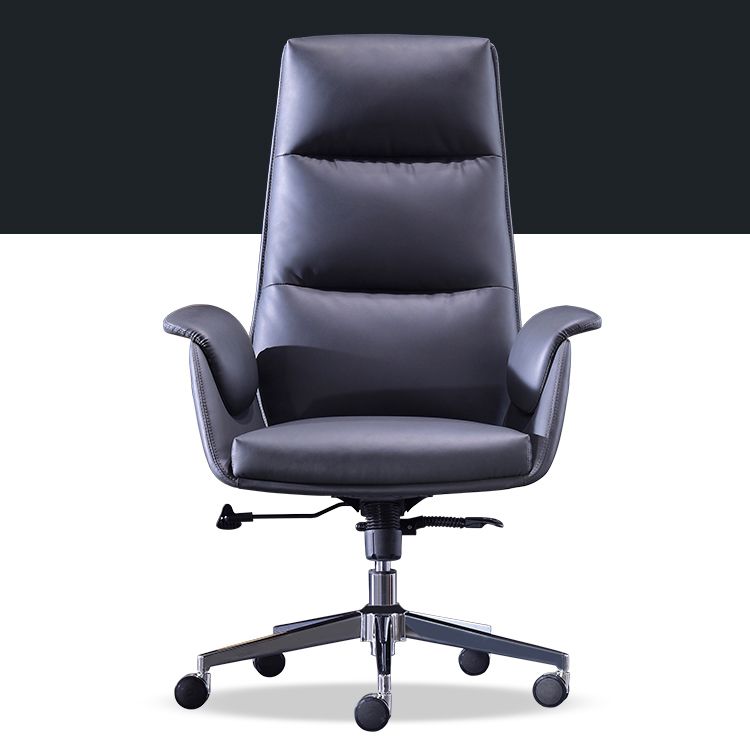 Office High Back Managers Chair Modern Armless Upholstered Executive Chair Clearhalo 'furn' 'furn_office_chair' 'Furniture' 'Office Chairs' 'Office Furniture' 'office_chair' 1200x1200_f1fb7602-2c7b-4d14-bd09-59516f68550a