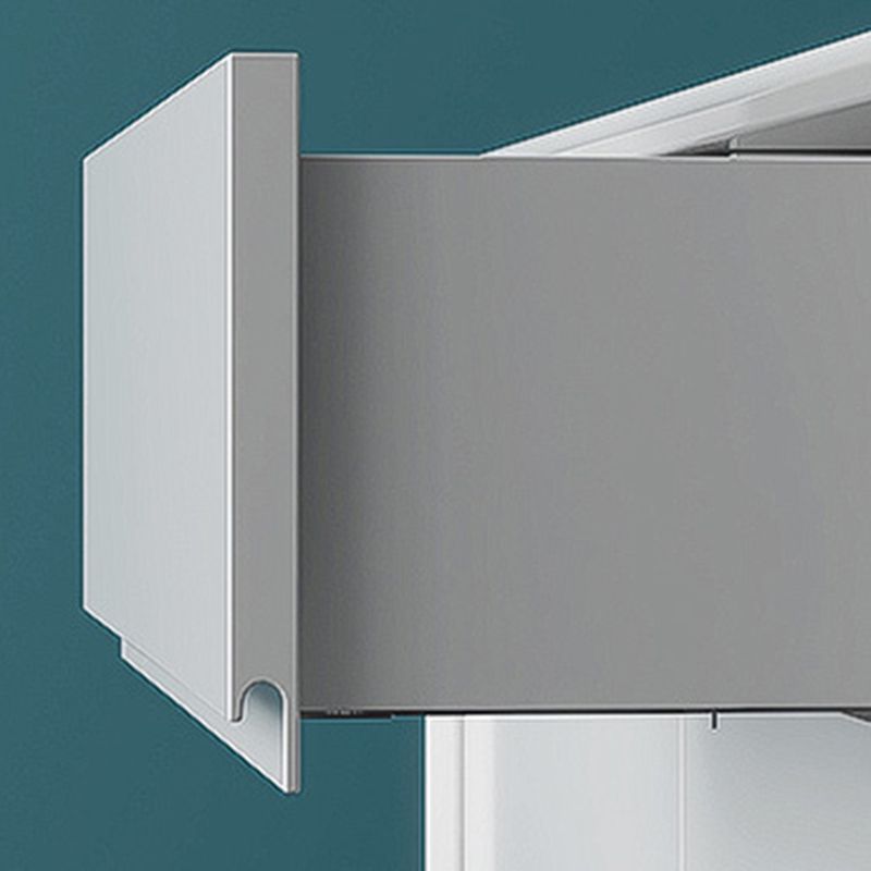 Moderno cassa di stoccaggio in legno verticale con cassetti a chiusura morbida per la casa