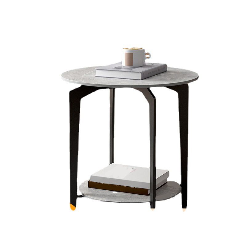 Mesa de acento de piedra de 21.65 "Table de noche de 2 años Night Table Mesa