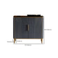 Mesa del aparador de mármol de tablero lateral contemporáneo con puertas para el comedor