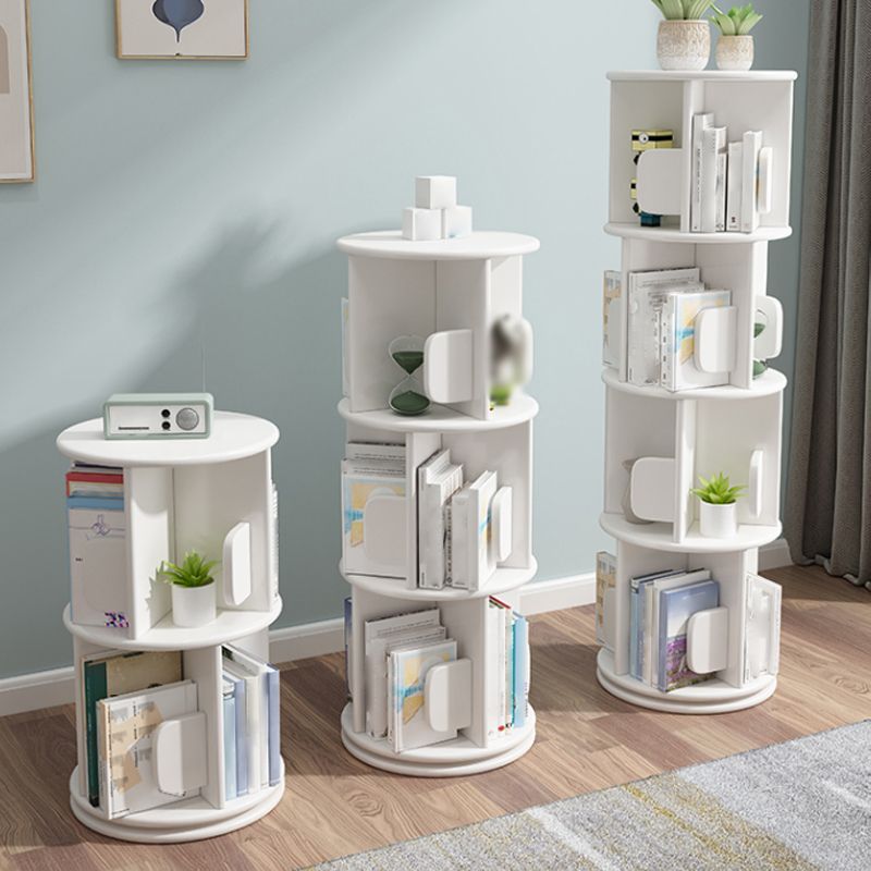 Solid Wood Geometric Bookcase Modern Rotatable Bookshelf for Home Clearhalo 'Bookcases' 'furn' 'furn_bookcases' 'Furniture' 'furniture_bookcases' 'Office Furniture' 1200x1200_f2071e4b-9233-40d5-b1ee-c3cb11e3bb52