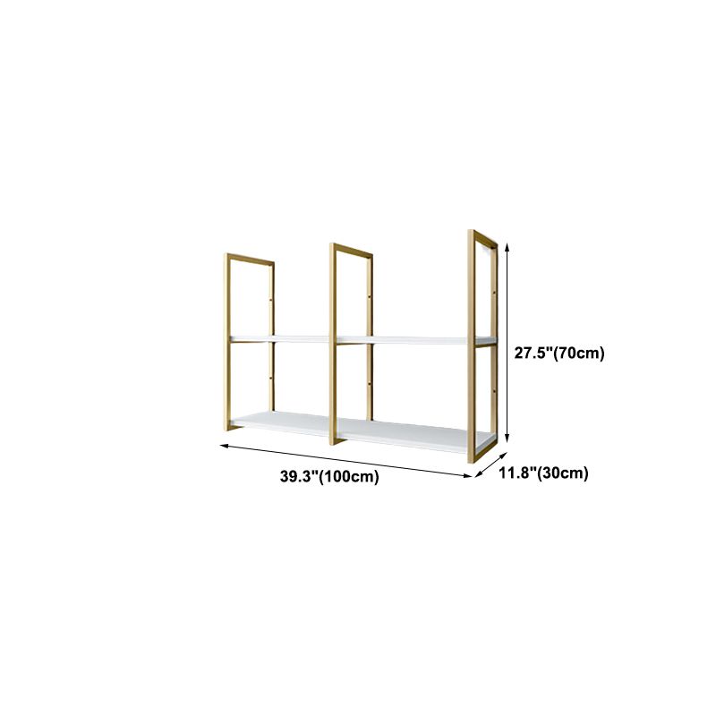 Estantería de Etagere con estanterías montadas en la pared estantería de metal para la oficina en casa