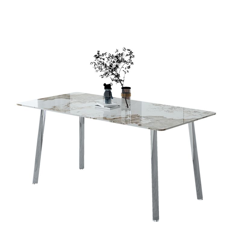 Sintered Stone Dining Table Modern Rectangle Dining Table with Acrylic Base for Home Use Clearhalo ' dining_table' 'Dining Tables & Seating' 'Dining Tables' 'furn' 'furn_dining_table' 'Furniture' 'furniture_dining_table' 'Kitchen & Dining Furniture' 'kitchen&dining_furn' 'kitchen' 'kitchen_dining_table' 1200x1200_f20f8fc0-95a0-4009-8f7f-ac7dbd1eea2c