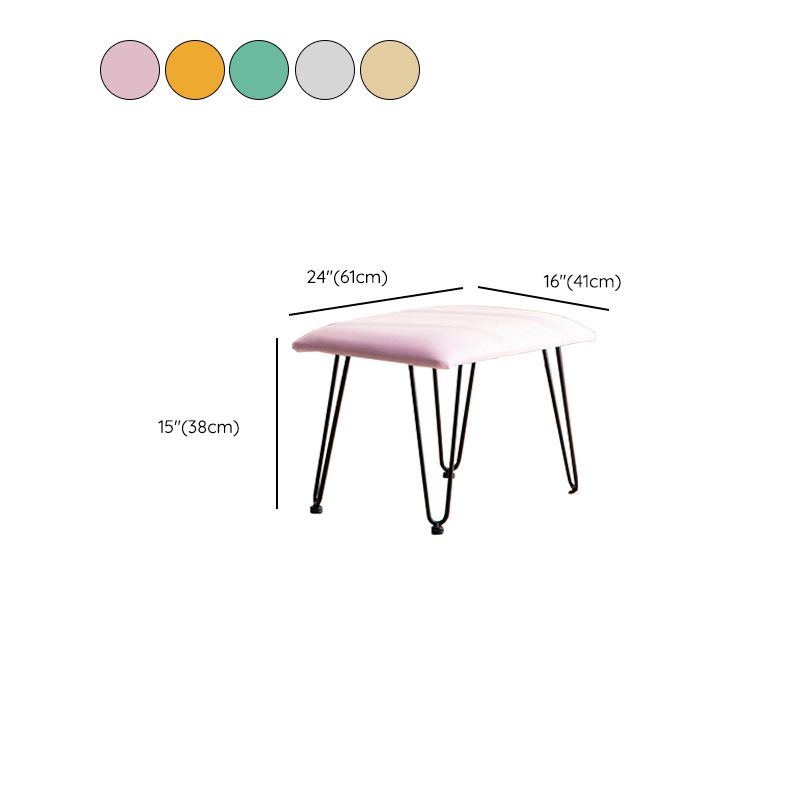 Chaise de rocker moderne rembourrée avec planeur de jambes sombres pour le salon