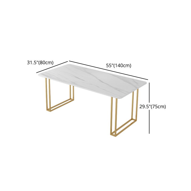 Glam Style 1/2/5 Pieces Dining Set White-gold Table Kitchen Set for Dining Room Clearhalo 'Dining Room Sets' 'Dining Tables & Seating' 'dining_room_set' 'furn' 'furn_dining_room_set' 'Furniture' 'furniture_dining_room_set' 'Kitchen & Dining Furniture' 'kitchen&dining_furn' 'kitchen' 1200x1200_f2198f9b-12bd-41b5-acec-fb02dde5eac5