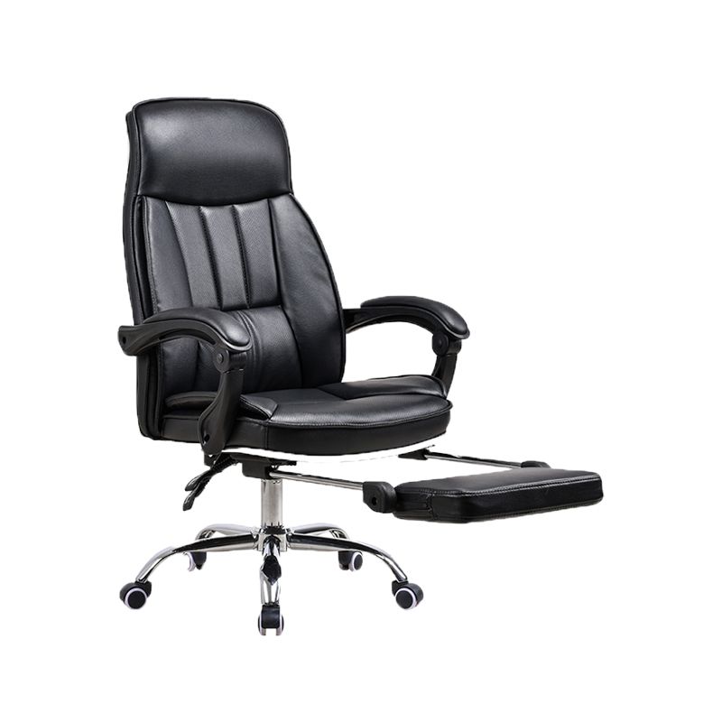 24"W Contemporary Executive Chair Swivel Upholstered Managers Chair Clearhalo 'furn' 'furn_office_chair' 'Furniture' 'Office Chairs' 'Office Furniture' 'office_chair' 1200x1200_f21c772f-fb4e-4faf-817b-b577cfc8d808
