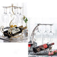 Glam Tabletop Wine Holder Rack Metal Wine Rack Kit voor woonkamer