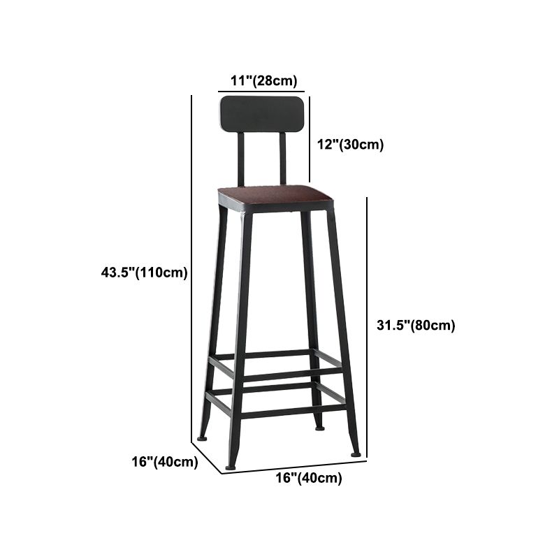 Industrial Rectangular Bar Pub Table Set 1/5 Pcs Solid Wood Top Bar Table with Iron Stools