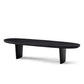 15"H Contemporary Coffee Table Solid Wood Black Single Cocktail Table Clearhalo 'Coffee & Accent Tables' 'Coffee Tables' 'coffee_tables' 'furn' 'furn_coffee_tables' 'Furniture' 'Living Room Furniture' 1200x1200_f2201880-abbd-41a8-87bd-8db3636ca952