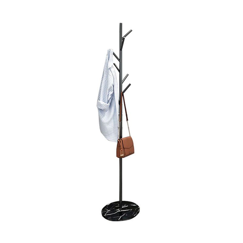 Gorgeous Metal Coat Rack Designer Marble Bottom Coat Rack With Coat Hooks Clearhalo 'Entry & Mudroom Furniture' 'furn' 'furn_hall_tree_coat_racks' 'Furniture' 'Hall Trees & Coat Racks' 'hall_tree_coat_racks' 1200x1200_f2231437-2dba-4d67-98f7-c07f5f6b63a6