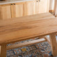 Natural Solid Wood Dining Table Modern Dining Table with Trestle Base