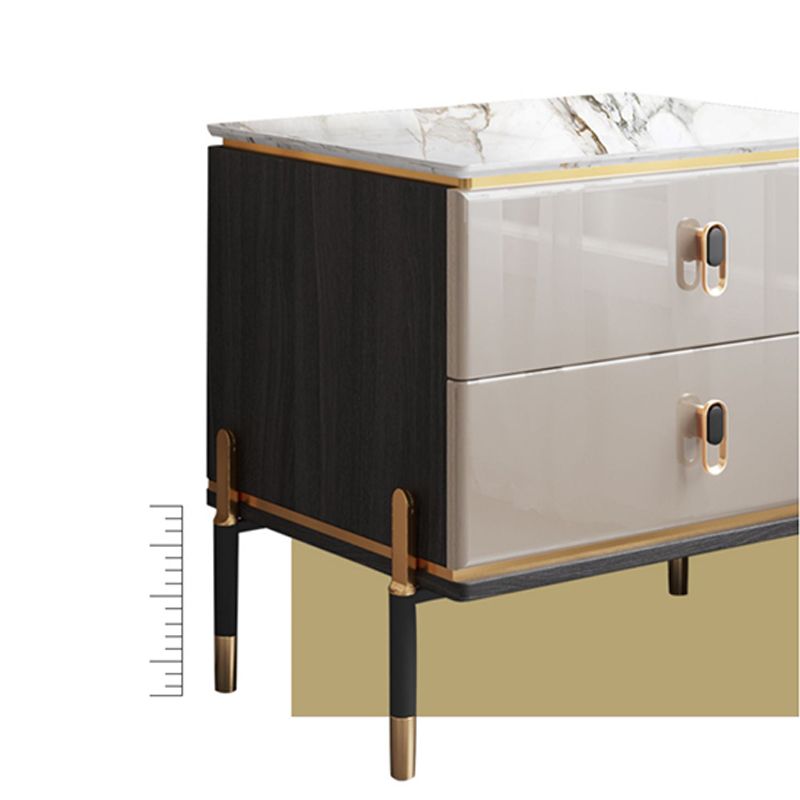 Tavolo accento contemporaneo comodino in pietra tavolo da notte per camera da letto