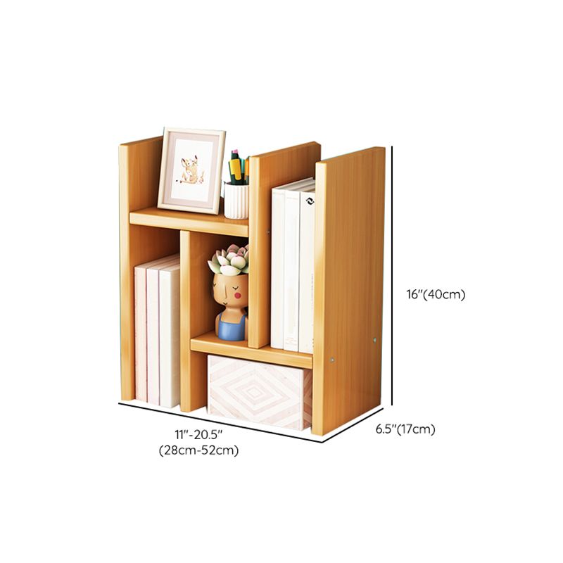 Bamboo Vertical Bookshelf Contemporary Open Back Bookcase with Shelves Clearhalo 'Bookcases' 'furn' 'furn_bookcases' 'Furniture' 'Office Furniture' 1200x1200_f227e648-5135-42dc-89fd-fdaeb1876a6a