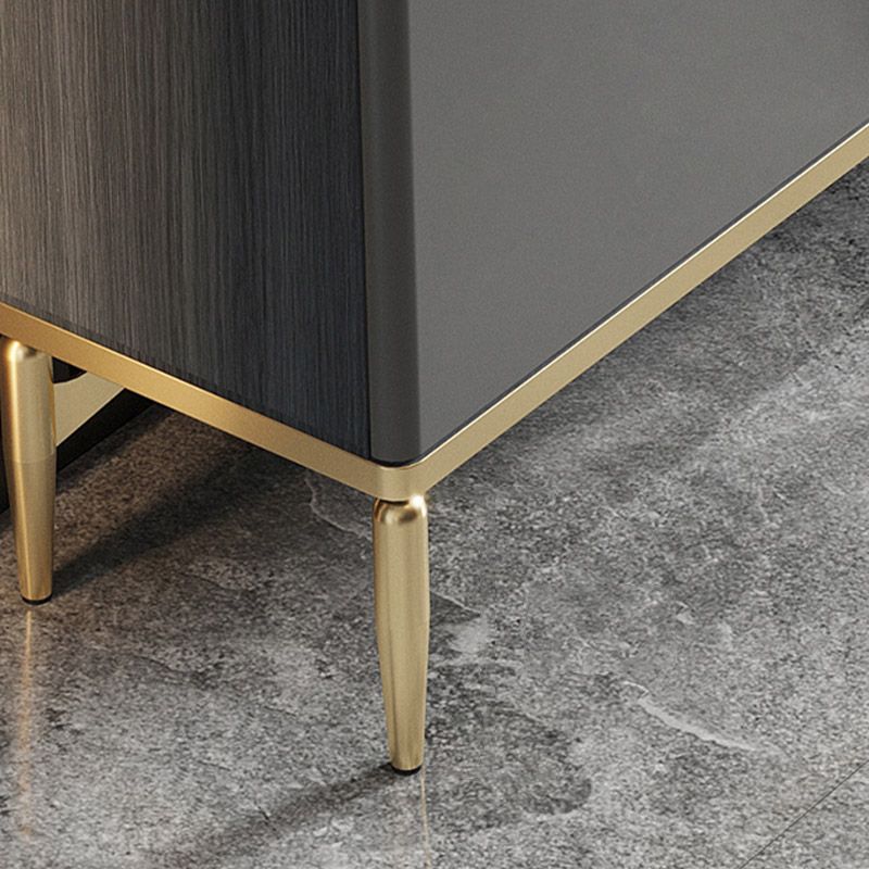 Stone Buffet Table Glam Style Buffet Credenza with Drawers and Cabinets Clearhalo 'buffet_sideboard' 'Buffets & Sideboards' 'furn' 'furn_buffet_sideboard' 'Furniture' 'Kitchen & Dining Furniture' 1200x1200_f227f99c-8fd1-4c26-872d-81680d8d941d