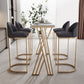Luxurious Rectangular Pub Table Set 1/2/5 Pieces Artificial Marble Counter Table Set Clearhalo 'Bar Furniture' 'furn' 'furn_home_bar_bar_sets' 'Furniture' 'Home Bars & Bar Sets' 'home_bar_bar_sets' 'Kitchen & Dining Furniture' 1200x1200_f22c79ed-4dce-43c2-9e7c-9d6ff93c0c30