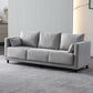 Contemporary Tuxedo Arm Standard Sofa with Bolster Pillows for Living Room, Apartment Clearhalo 'furn' 'furn_sofas' 'Furniture' 'furniture_sofas' 'kitchen' 'kitchen_sofas' 'Living Room Furniture' 'Sofa' 'sofas' 1200x1200_f22c8ed2-92bc-4f79-8260-2c215571f408
