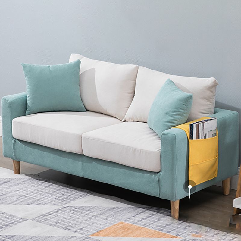 Beige Modern Farmhouse Cushions Standard Sofa 21.65"High Square Arm Sofa Clearhalo 'furn' 'furn_sofas' 'Furniture' 'furniture_sofas' 'Living Room Furniture' 'Sofa' 'sofas' 1200x1200_f22da75e-50b4-4b8e-a8b5-5fcc72f68aaa