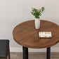 Round Solid Wood Top Dining Table Modern Sled Base Dining Table Clearhalo 'Dining Tables & Seating' 'Dining Tables' 'dining_table' 'furn' 'furn_dining_table' 'Furniture' 'Kitchen & Dining Furniture' 1200x1200_f22efa7a-53e2-4340-9a86-39f6869bb43e