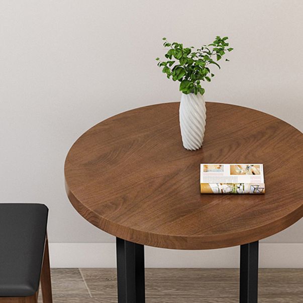 Round Solid Wood Top Dining Table Modern Sled Base Dining Table Clearhalo 'Dining Tables & Seating' 'Dining Tables' 'dining_table' 'furn' 'furn_dining_table' 'Furniture' 'Kitchen & Dining Furniture' 1200x1200_f22efa7a-53e2-4340-9a86-39f6869bb43e