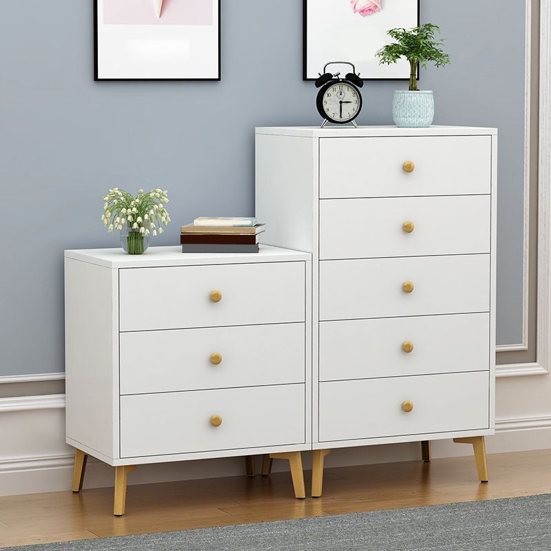 Accent Chest with Soft Close Drawers White Scratch Resistant Chest Clearhalo 'Cabinets & Chests' 'cabinets_chests' 'furn' 'furn_cabinets_chests' 'Furniture' 'Living Room Furniture' 1200x1200_f22f218a-b41a-4804-98a2-e694a70aa319
