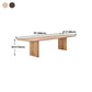 Rectangle Double Pedestal Table Simplicity Solid Wood Table for Restaurant Clearhalo ' dining_table' 'Dining Tables & Seating' 'Dining Tables' 'furn' 'furn_dining_table' 'Furniture' 'furniture_dining_table' 'Kitchen & Dining Furniture' 'kitchen&dining_furn' 'kitchen' 'kitchen_dining_table' 1200x1200_f22f457f-6a39-4c26-a774-eda4eb54828d