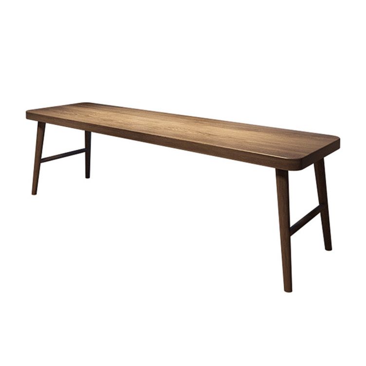 Scrivania di scrittura rettangolo in legno massiccio moderno 29.53 "Distanta da ufficio alto