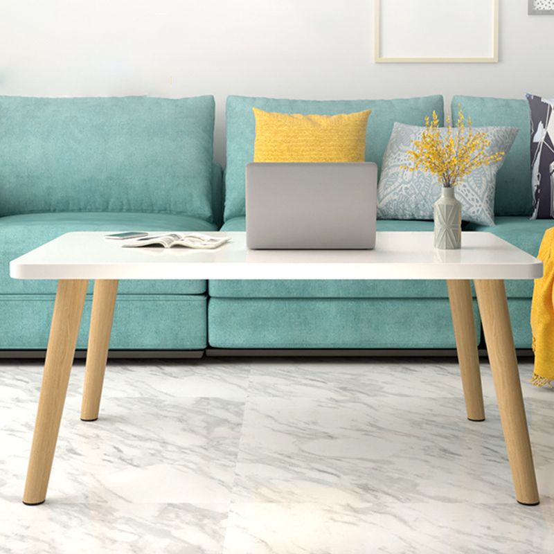 16.5 "lange 4 poten natuurlijke/ witte rechthoekige houten tafelblad salontafel