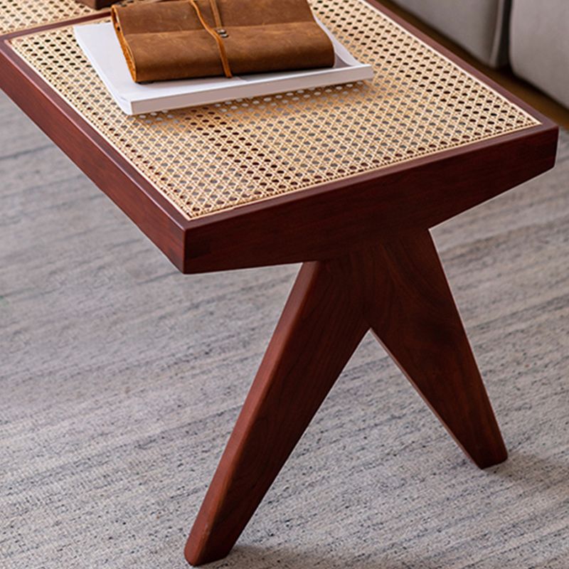 Modern Solid Wood Seating Bench Matte Finish Ottoman Bench with Legs Clearhalo 'Benches' 'Chairs & Seating' 'furn' 'furn_benches' 'Furniture' 'Living Room Furniture' 1200x1200_f2300afe-7640-47bf-8875-d97d7d6b2421