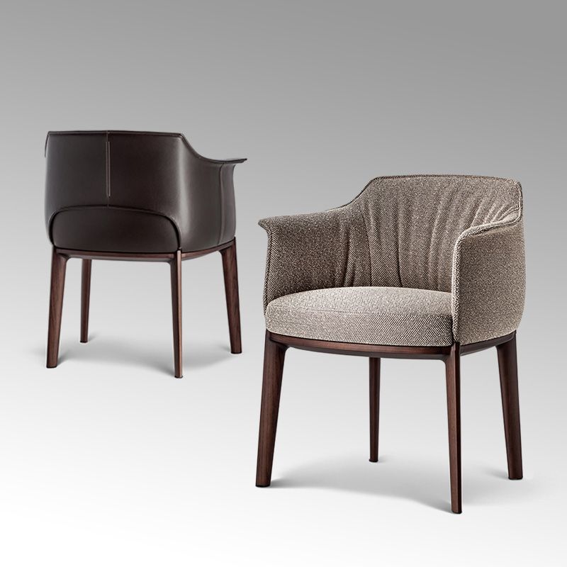 Mid-Century Modern Arm Chair Living Room Arms Included Basic Four Leg Armchair Clearhalo 'Accent Chairs' 'accent_chairs' 'Chairs & Seating' 'furn' 'furn_accent_chairs' 'Furniture' 'Living Room Furniture' 1200x1200_f231b0ef-2c17-4947-8bab-667110d3d996