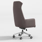 Silla moderna sin brazos para gerentes, silla de oficina de altura ajustable con ruedas