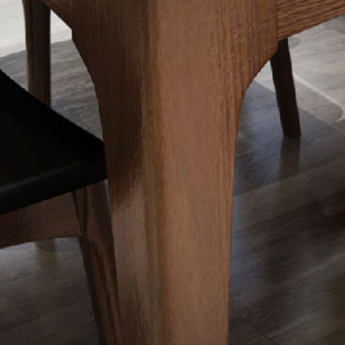 Rectangle Sintered Stone Dining Table Solid Wood Frame Dining Table Clearhalo 'Dining Tables & Seating' 'Dining Tables' 'dining_table' 'furn' 'furn_dining_table' 'Furniture' 'Kitchen & Dining Furniture' 1200x1200_f234cce3-4f65-4f26-ad3d-ce9f3229ed46