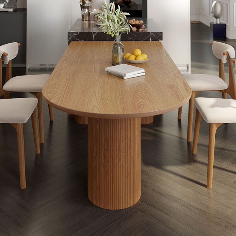 Tavolo da pranzo in legno massiccio tavolo da pranzo moderno con 4 gambe in legno