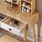 Modernist Solid Wood Make-up Vanity Home Vanity Desk with Mirror for Bedroom