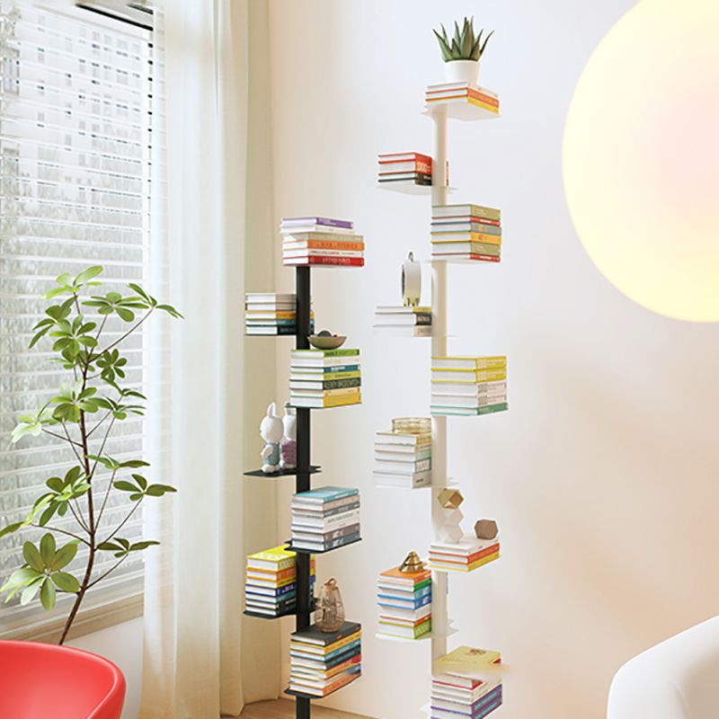 12 "brede hedendaagse plank boekenkast open planken opgenomen boekenkast