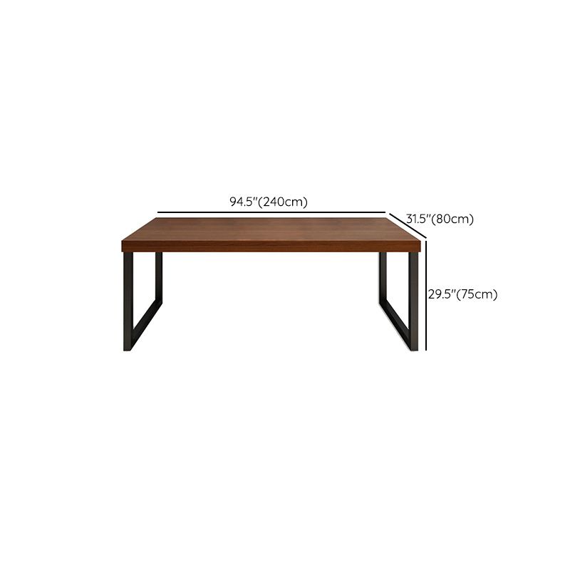 Solid Wood Natural Rectangular Writing Desk Modern Meeting Desk for Office Clearhalo 'furn' 'furn_office_desk' 'Furniture' 'Office Desks' 'Office Furniture' 'office_desk' 1200x1200_f240a023-1bc5-418d-8a76-d3219381e96d