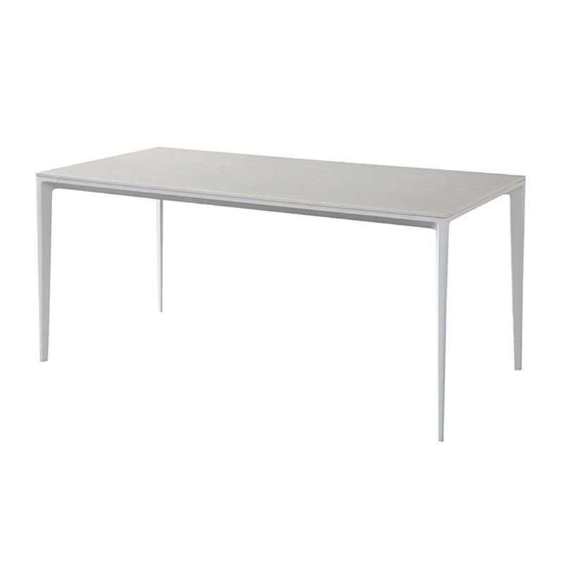 Modern Style Rectangle Table Set 1/2/4/5/6/7 Pieces Dining Set with Metal Legs Clearhalo 'Dining Room Sets' 'Dining Tables & Seating' 'dining_room_set' 'furn' 'furn_dining_room_set' 'Furniture' 'Kitchen & Dining Furniture' 1200x1200_f2429871-e408-4714-bc80-d37b8ab1cf55